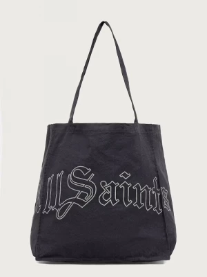 Obrázek produktu AllSaints látková taška pánská bavlněná DECENT LRG TOTE černá