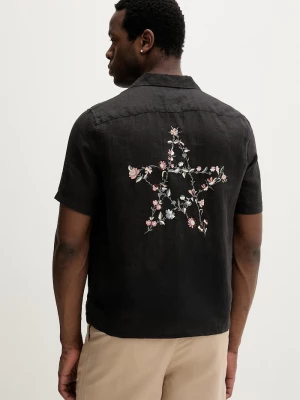 Obrázek produktu AllSaints Lněná košile AllSaints TRI černá