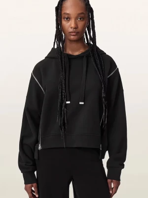 Obrázek produktu AllSaints mikina kapucí dámská bavlněná CIARA černá