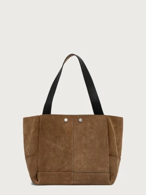 Obrázek produktu AllSaints nákupní taška dámská semišová ROSALIE hnědá