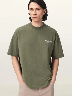 Obrázek produktu AllSaints oversize tričko pánské bavlněné zelená