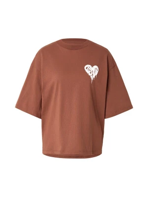 Obrázek produktu AllSaints Oversized tričko hnědá / bílá