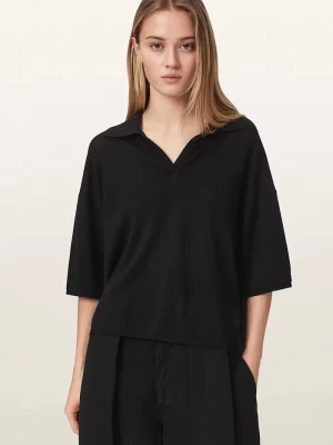 Obrázek produktu AllSaints polo dámské s vlnou BERN černá
