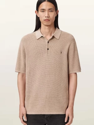 Obrázek produktu AllSaints polo pánské s příměsí vlny ASPEN béžová