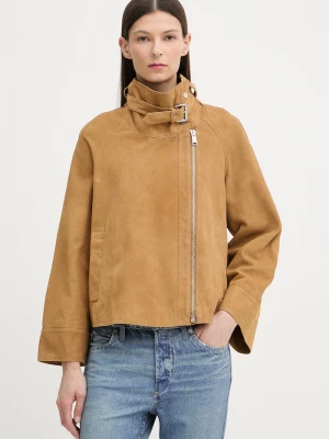Obrázek produktu AllSaints ramoneska dámská semišová RHODES béžová
