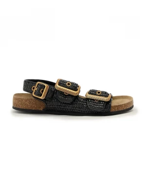 Obrázek produktu AllSaints sandály dámské Staffa Raffia Sandal černá