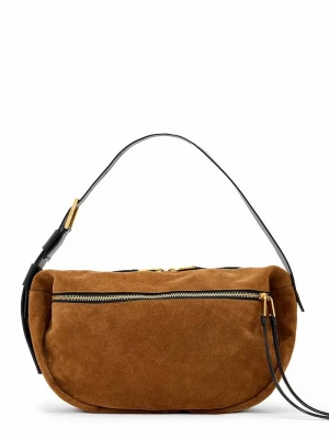 Obrázek produktu AllSaints Semišová kabelka AllSaints hnědá