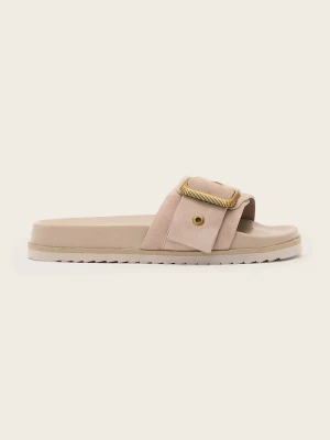 Obrázek produktu AllSaints Semišové pantofle AllSaints Ellie Western Sandal růžová
