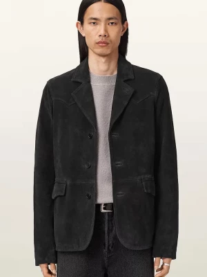Obrázek produktu AllSaints Semišové sako AllSaints HORNETT černá