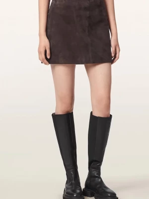 Obrázek produktu AllSaints sukně kožená RENAI hnědá