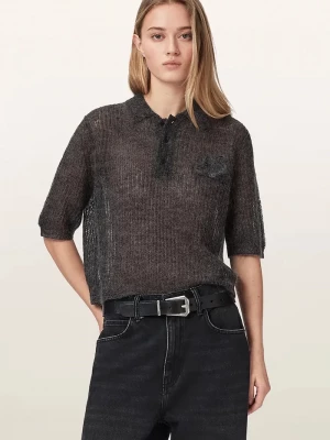 Obrázek produktu AllSaints svetrové polo dámské s vlnou ANABEL POLO TEE