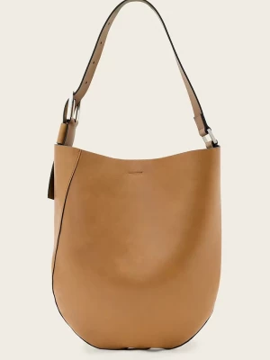 Obrázek produktu AllSaints tote taška dámská kožená LUNA hnědá