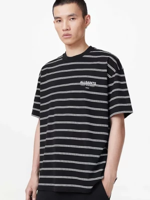 Obrázek produktu AllSaints tričko pánské bavlněné UNDERGRND STRIPE SS černá