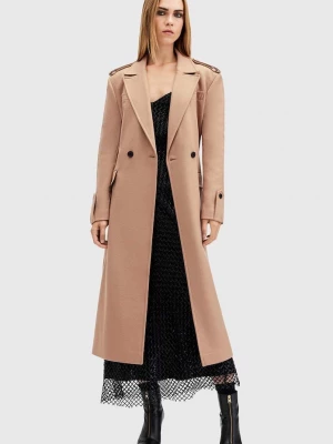Obrázek produktu AllSaints Vlněný kabát AllSaints AUGUSTA béžová
