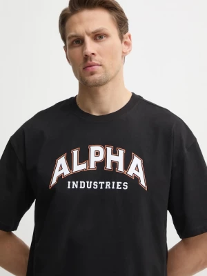 Obrázek produktu Alpha Industries Bavlněné tričko College černá