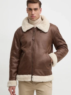 Obrázek produktu Alpha Industries Bunda B-3 Faux Leather Bomber hnědá