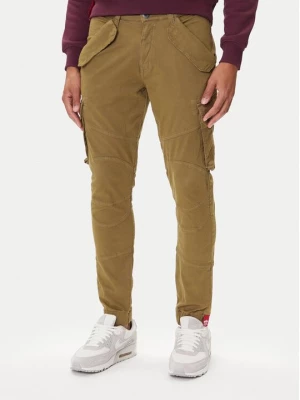 Obrázek produktu Alpha Industries Kalhoty z materiálu Combat 126215 Zelená Slim Fit