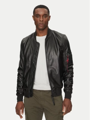 Obrázek produktu Alpha Industries Kožená bunda Ma-1 156141 Černá Slim Fit