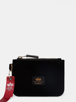 Obrázek produktu Alpha Industries Kožená peněženka Alpha Industries Leather Coin černá