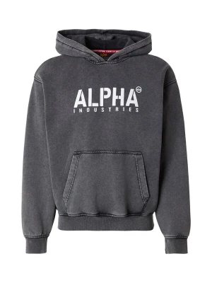 Obrázek produktu ALPHA INDUSTRIES Mikina 'Stencil' černá / bílá
