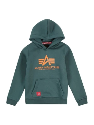 Obrázek produktu ALPHA INDUSTRIES Mikina tmavě zelená / oranžová