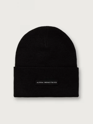 Obrázek produktu Alpha Industries pletená čepice Rubber Logo černá