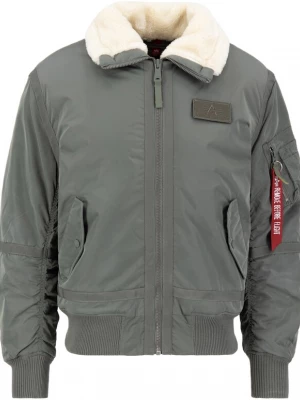 Obrázek produktu ALPHA INDUSTRIES Zimní bunda 'B15-3 TT' tmavě zelená / barva vaječné skořápky