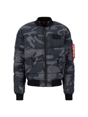 Obrázek produktu ALPHA INDUSTRIES Přechodná bunda 'Camo' šedá / červená / černá