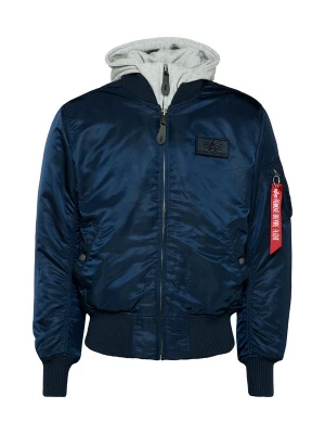Obrázek produktu ALPHA INDUSTRIES Přechodná bunda 'MA-1 D-Tec' tmavě modrá / světle šedá / červená / černá