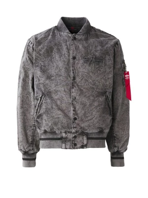 Obrázek produktu ALPHA INDUSTRIES Přechodná bunda šedá džínová / černý melír