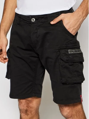 Obrázek produktu Alpha Industries Šortky z materiálu Crew 176203 Černá Slim Fit