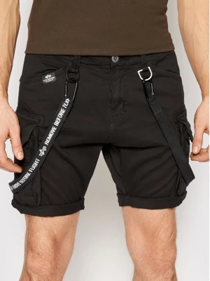 Obrázek produktu Alpha Industries Šortky z materiálu Utility 116213 Černá Regular Fit