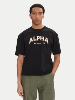 Obrázek produktu Alpha Industries T-Shirt College 146501 Černá Relaxed Fit