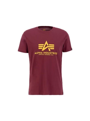 Obrázek produktu ALPHA INDUSTRIES Tričko 'Basic Logo' burgundská červeň