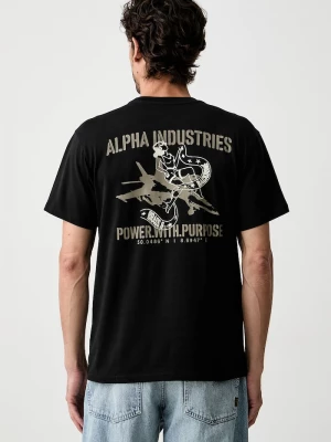 Obrázek produktu Alpha Industries tričko pánské bavlněné Noseart Backprint černá