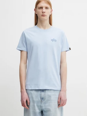 Obrázek produktu Alpha Industries tričko pánské bavlněné Signature Backprint modrá