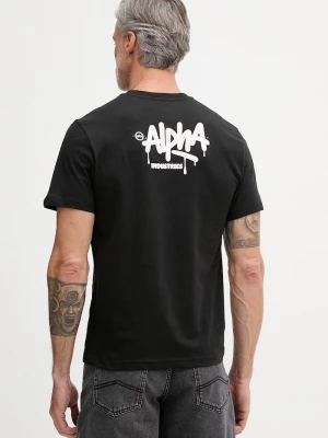 Obrázek produktu Alpha Industries tričko pánské bavlněné Signature černá