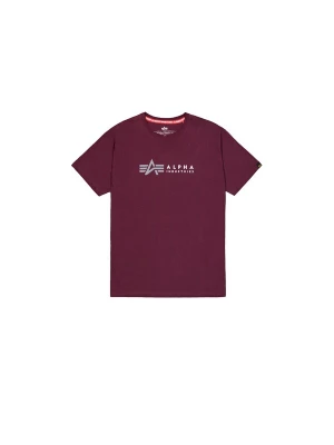 Obrázek produktu ALPHA INDUSTRIES Tričko šedá / tmavě červená / bílá