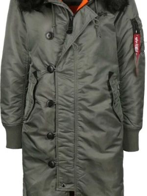Obrázek produktu ALPHA INDUSTRIES Zimní parka tmavě zelená / černá