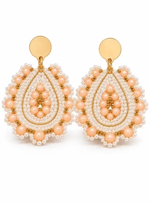 Obrázek produktu Alster Herz Náušnice 'Barbados Pearl Blush' meruňková