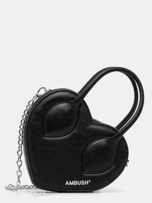 Obrázek produktu Ambush Kožená kabelka Heart Top Handle Bag černá