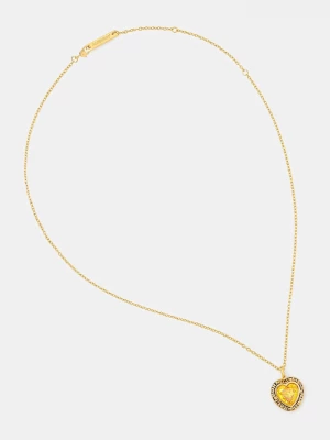 Obrázek produktu Ambush Stříbrný náhrdelník AMBUSH Heart Class Ring Charm Necklace zlatá