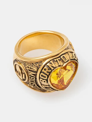 Obrázek produktu Ambush Stříbrný prsten AMBUSH Heart Class Ring zlatá