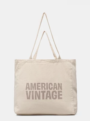 Obrázek produktu American Vintage Bavlněná kabelka American Vintage béžová