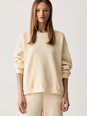Obrázek produktu American Vintage oversize mikina dámská bavlněná béžová