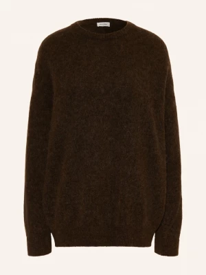 Obrázek produktu American Vintage Oversized Svetry Vitow S Alpakou tmavě hnědá