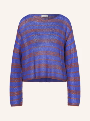 Obrázek produktu American Vintage Svetry Bodyrow tmavě modrá / hnědá
