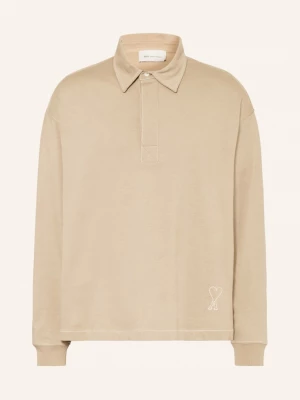 Obrázek produktu Ami Paris Polo Tričko Z Džerzeje, Oversized Střih béžová