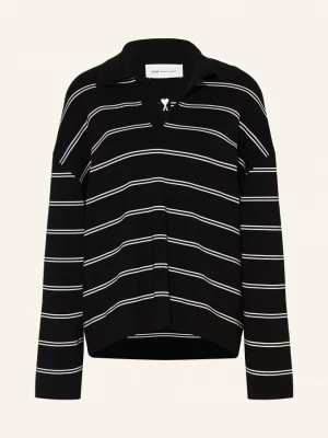 Obrázek produktu Ami Paris Polokošile V Oversized Střihu černá / bílá