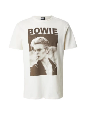 Obrázek produktu AMPLIFIED Tričko 'DAVID BOWIE - CIGARETTE' tmavě hnědá / offwhite